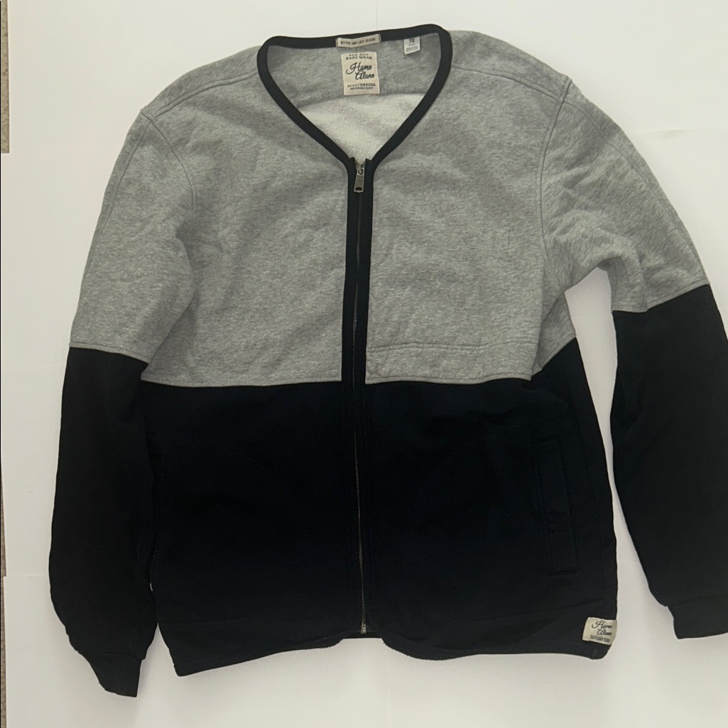 Scotch & Soda Home Alone Colorblock Zip Up Cardigan Xxl